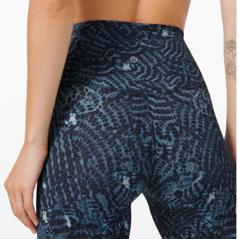 Lululemon Align Pant 28” *Engineered Indigo Lace Starlight Multi Align Pant 4